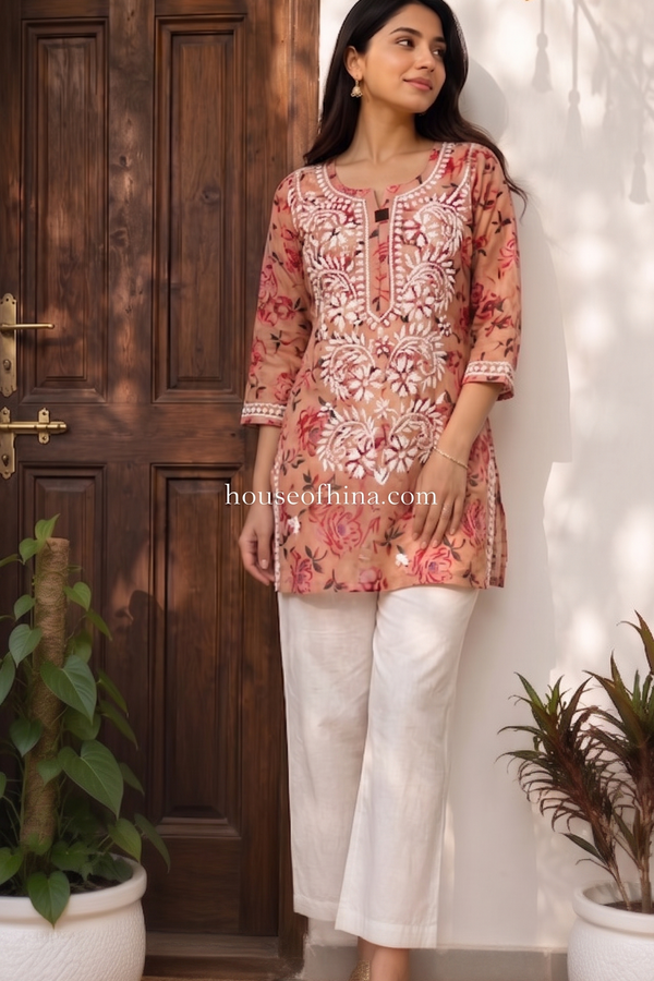 Short Mul Cotton Kurti