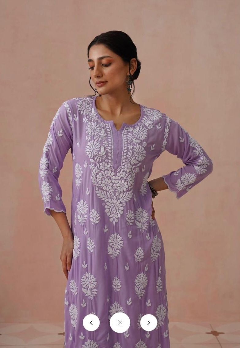 Mist Muslin Kurta Set