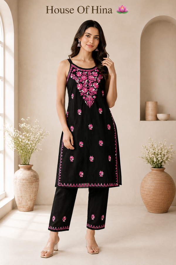Noodle strap kurta set