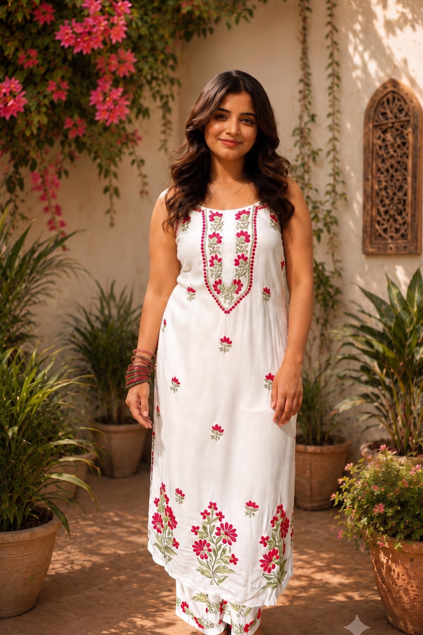Noodle Strap Kurti Set